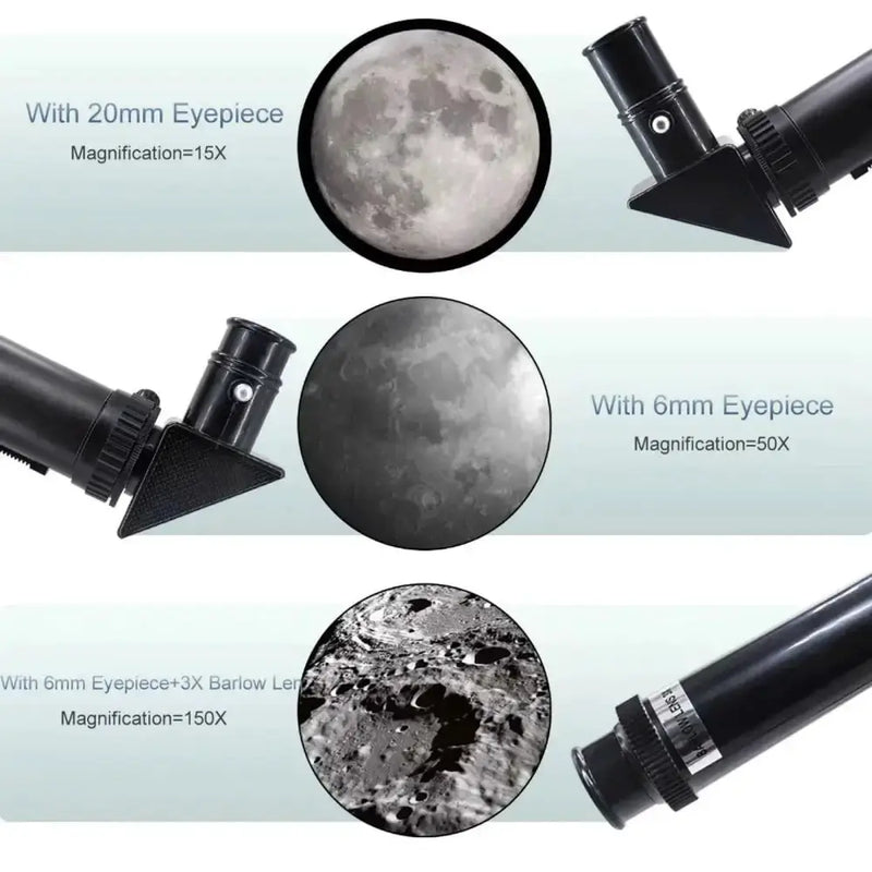 Professional Astronomical Telescope – 150x Zoom with HD Night Vision – view 6