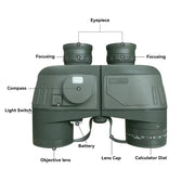 Habicare SS Professional Binoculars (Waterproof with Compass) Professional Binoculars (Waterproof with Compass)