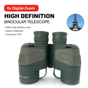 Professional Binoculars – Waterproof with Rangefinder & Compass (10x50) – view 2
