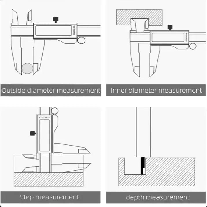Professional Digital Pachometer & Vernier Caliper (different models available) – view 10