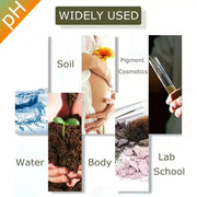 PH 1-14 Test Paper for Water, Soil, and Food Testing - 240 Strips with Storage Case – view 6