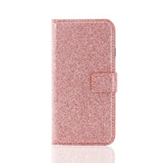 salelink.co.nz Unbranded Samsung S6 Edge Case Pink Glitter Leather Wallet Case Kickstand for S6 Edge