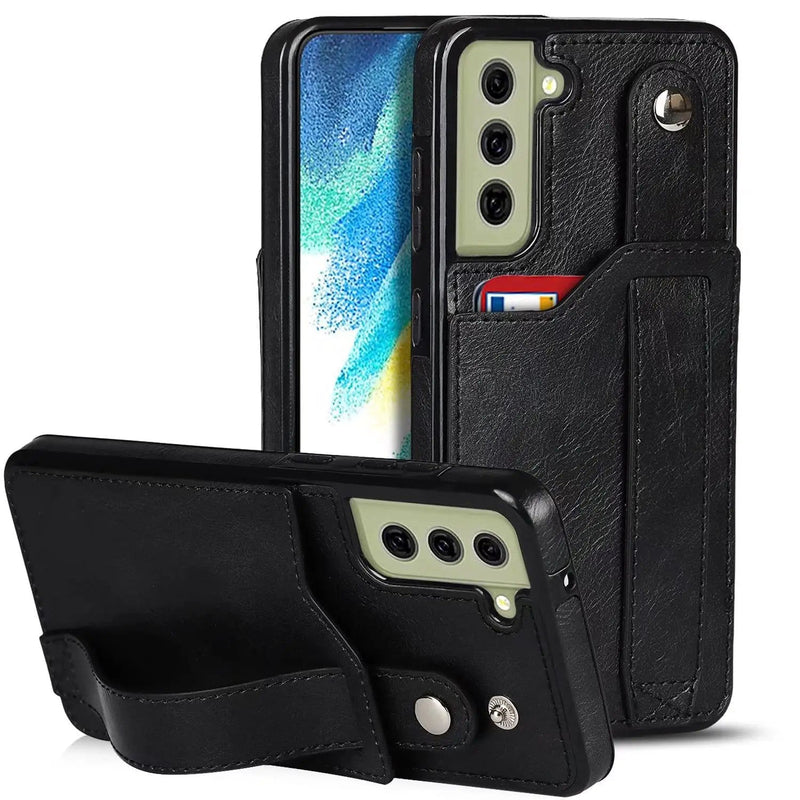 salelink.co.nz Unbranded Samsung S21 FE Case Samsung S21 FE Leather Wallet Case With Card Slots