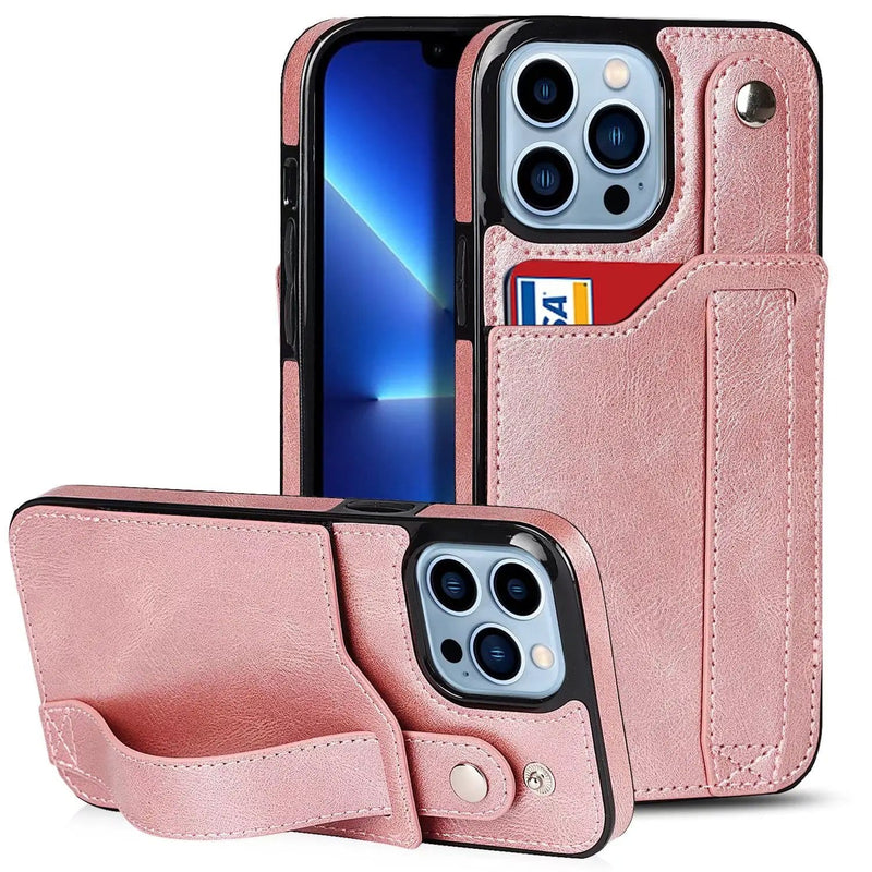 salelink.co.nz Unbranded iPhone 13 Pro Case iPhone 13 Pro Case - Wallet Leather (PR7198 (1)) | Action Outdoors NZ