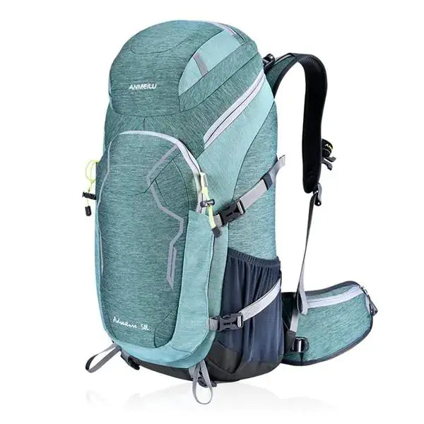 50L Nylon Hiking Backpack - Lightweight Outdoor Sports Pack with Embroidered Design | Adventure Rucksack – view 5