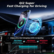 Habicare 9eight5 Qi2 15W Mag-Safe Car Mount Charger Qi2 15W Mag-Safe Car Mount Charger