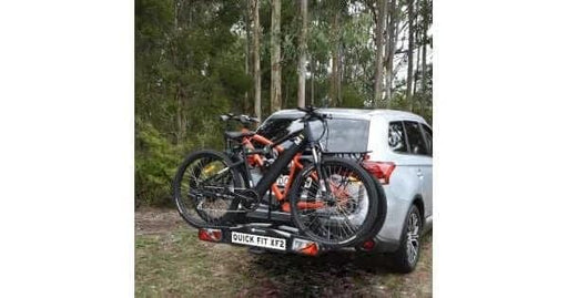 XF2 Large Fold Up Tilting 2 Bike Rack Quick Fit for Hatchbacks 60kg Capacity Easy Boot Access – view 2