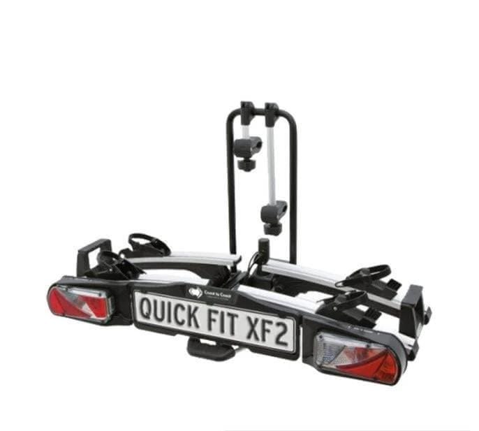 XF2 Large Fold Up Tilting 2 Bike Rack Quick Fit for Hatchbacks 60kg Capacity Easy Boot Access – view 1