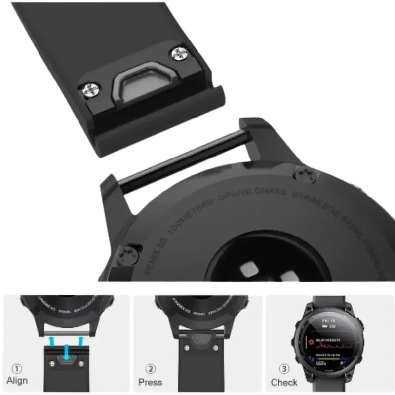 QuickFit Silicone Strap for th Garmin Instinct 2 (available in 12 colours) – view 4