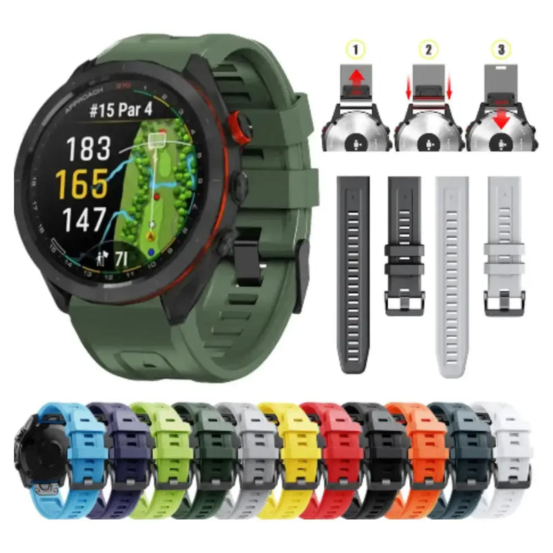 QuickFit Silicone Strap for th Garmin Instinct 2 (available in 12 colours) – view 3