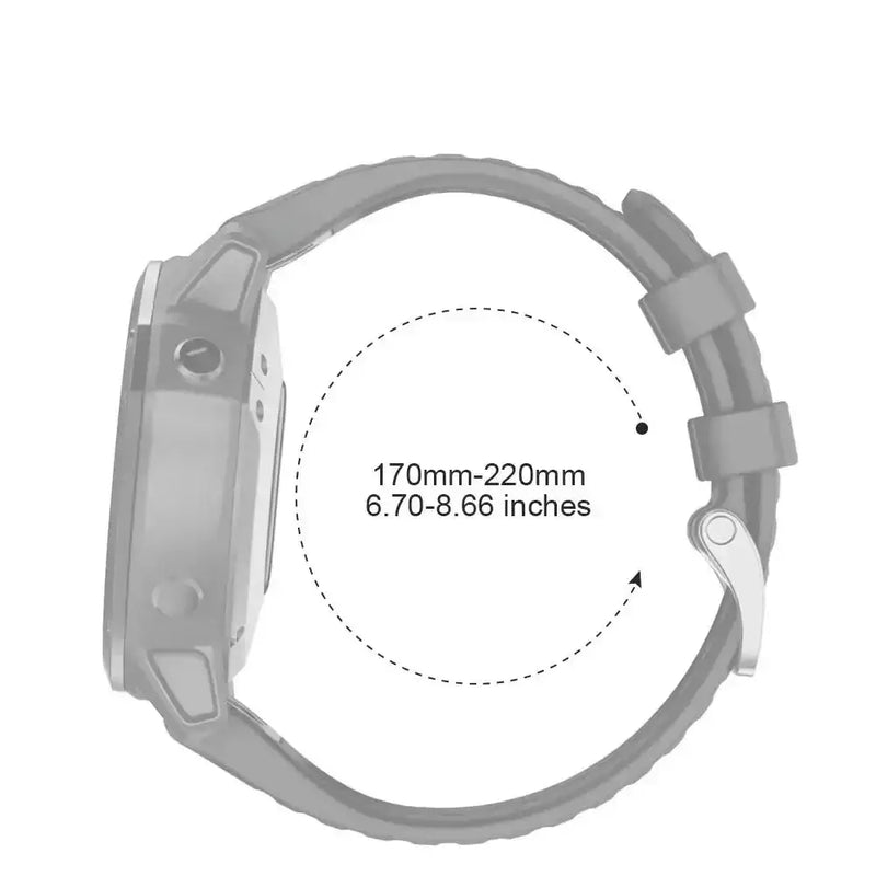 QuickFit Silicone Strap for the Garmin Flagship Models (2 sizes & 46 colours available) – view 55