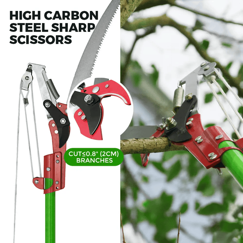 8M Detachable Pole Pruning Saw Tree Trimmer Shearing – view 9