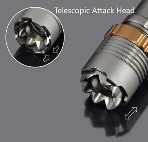 T6 LED Tactical Flashlight - Adjustable Focus Rechargeable Torch with 5 Modes – view 3