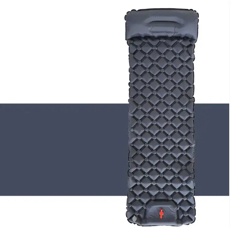 Outdoor Camping Press Inflatable Sleeping Pad - Lightweight Mat with Built-In Pillow – view 5