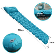 Portable Inflatable Camping Mattress - 196x68x8cm Lightweight Sleeping Pad | Moisture-Proof – view 10