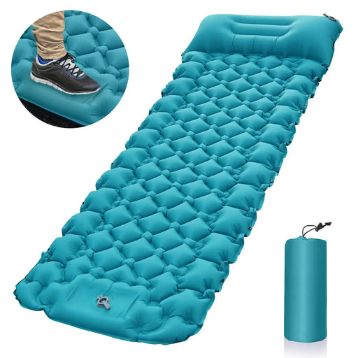 Portable Inflatable Camping Mattress - 196x68x8cm Lightweight Sleeping Pad | Moisture-Proof – view 2