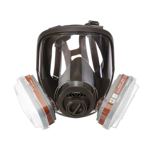 PM2.5 Protective Gas Mask for Air Quality Safety - Full Face Respirator with Polycarbonate Window – view 1