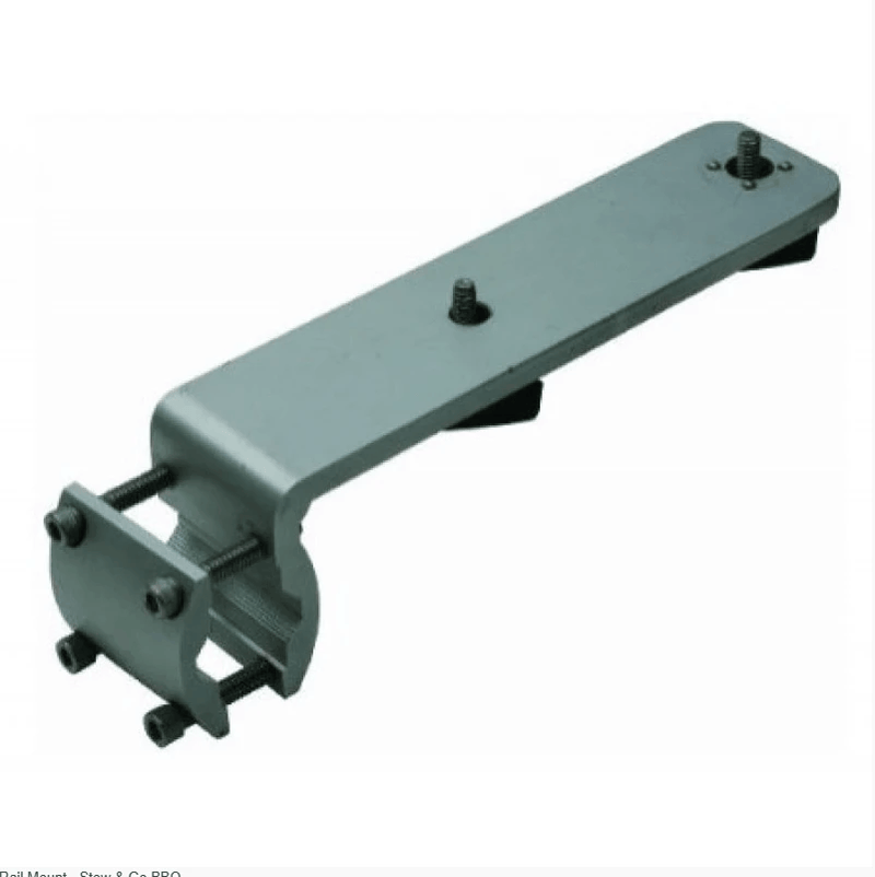 ASM Rail Mount for Stow & Go BBQ Secure Space-Saving Grill Mount for Boats, Decks, Patios