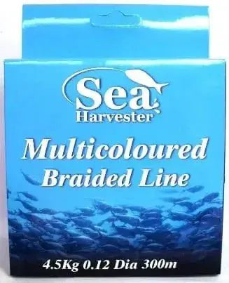Sea Harvester Rainbow Braided Line 300m For Anglers High Visibility Low Stretch Abrasion Resistant – view 1