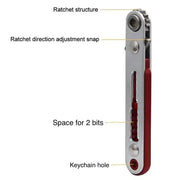 9eight5 Tools & Kits (multipurpose) Ratchet Screw Driver Ratchet Screw Driver