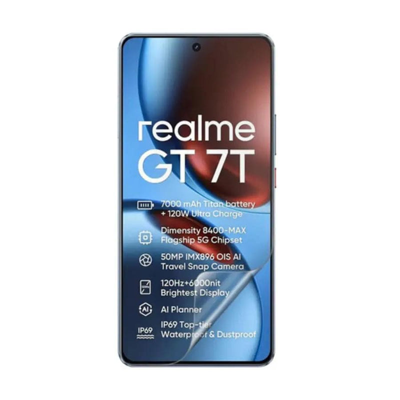 9eight5 Screen protector Hydrogel Screen Protector for Realme GT 7T Hydrogel Screen Protector for Realme GT 7T