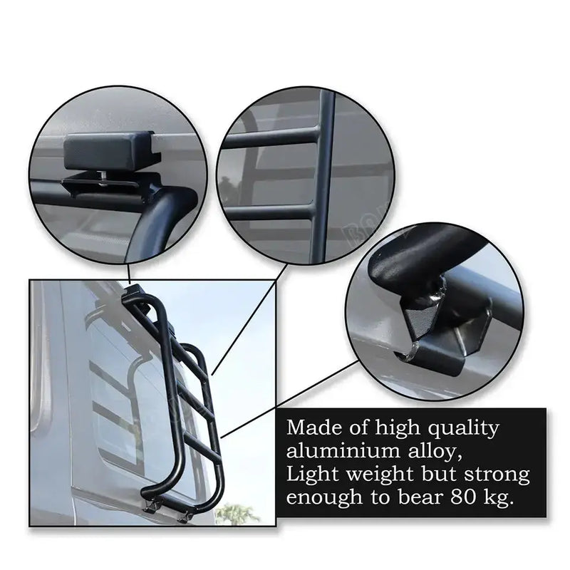 Habicare HBC Rear Window Rack / Ladder for RV's & Campervans Rear Window Rack / Ladder for RV's & Campervans