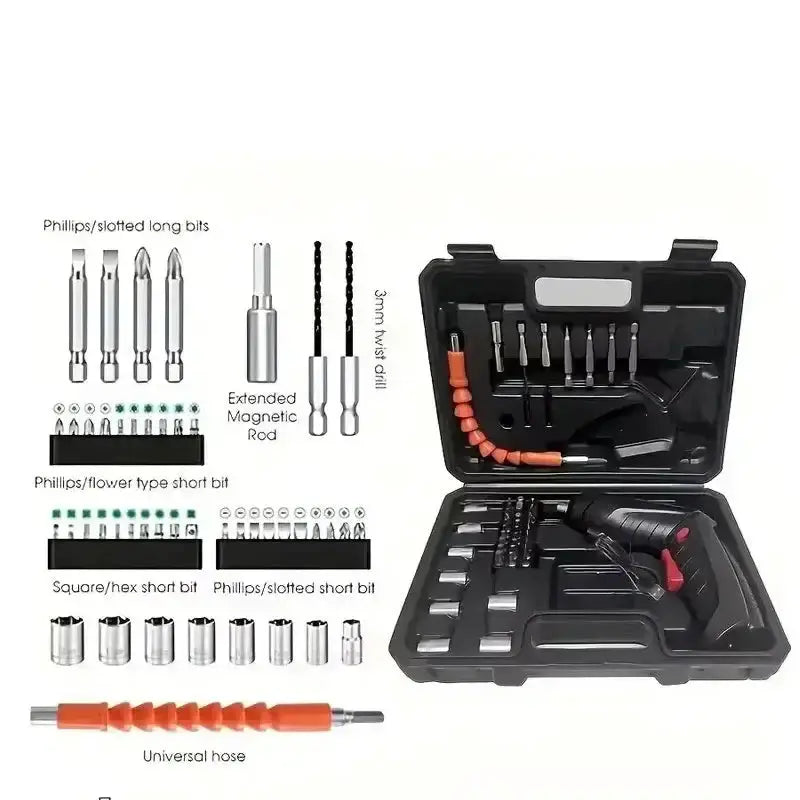 Habicare HBC Rechargeable Electric Screwdriver Set Rechargeable Electric Screwdriver Set