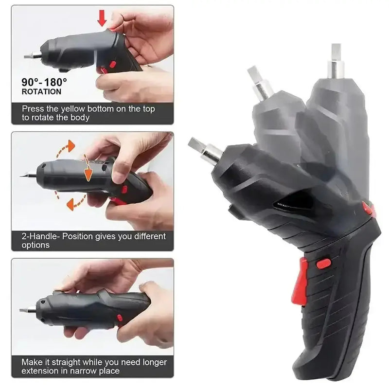 Habicare HBC Rechargeable Electric Screwdriver Set Rechargeable Electric Screwdriver Set
