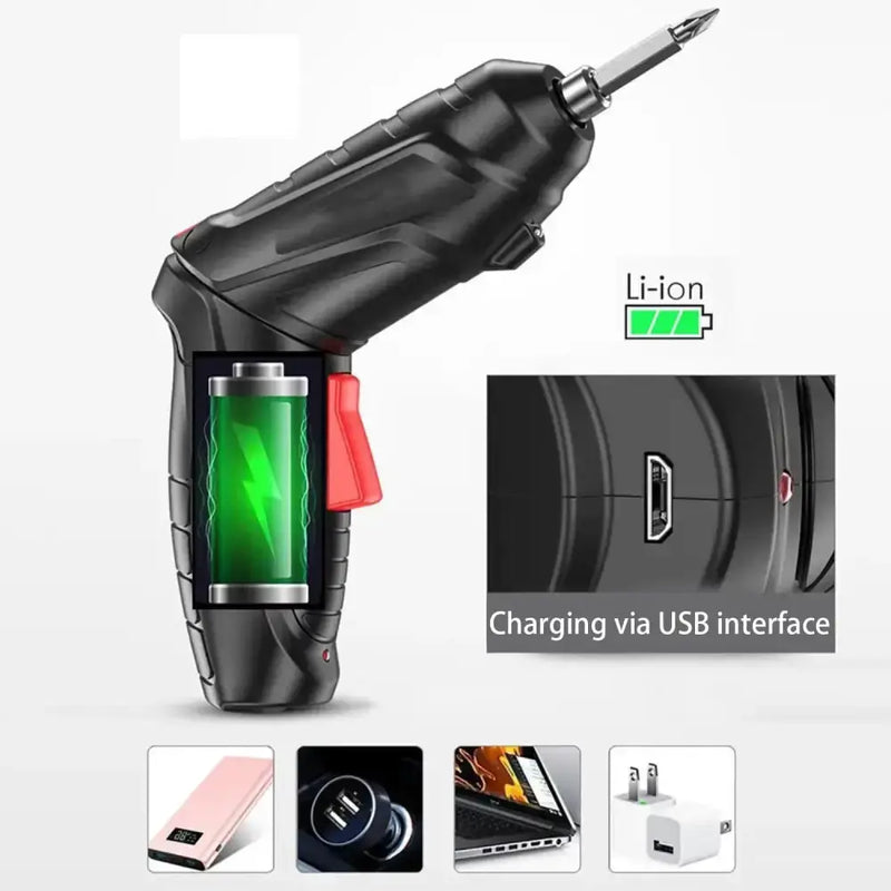 Habicare HBC Rechargeable Electric Screwdriver Set Rechargeable Electric Screwdriver Set