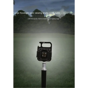 Habicare SS Rechargeable Mini LED Light Habicare Mini COB LED Flashlight with Bottle Opener