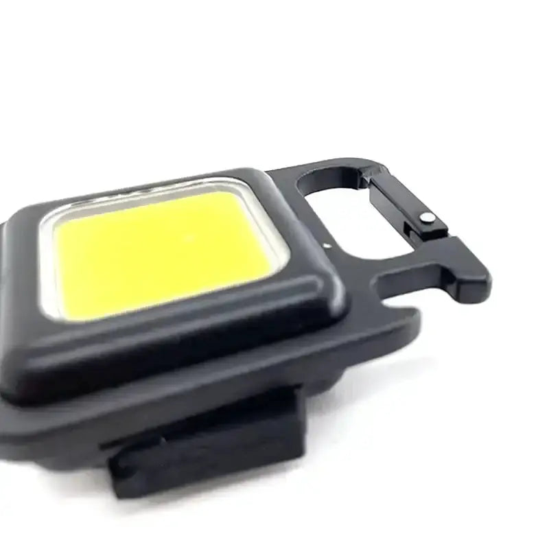 Habicare SS Rechargeable Mini LED Light Habicare Mini COB LED Flashlight with Bottle Opener