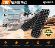 Bunker Indust Pair 10T Recovery Tracks Offroad Black For 4x4 – view 3