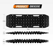 Bunker Indust Pair 10T Recovery Tracks Offroad Black For 4x4 – view 11