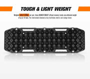 Bunker Indust Pair 10T Recovery Tracks Offroad Black For 4x4 – view 5
