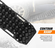 Bunker Indust Pair 10T Recovery Tracks Offroad Black For 4x4 – view 7