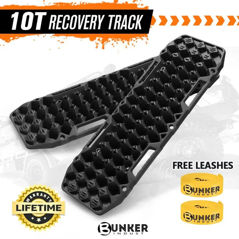 Bunker Indust Pair 10T Recovery Tracks Offroad Black For 4x4 – view 2