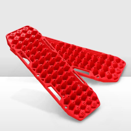 Kiwi Offroad BUNKER INDUST Pair 10T Recovery Tracks - Red Bunker Indust 10T Recovery Tracks Red for Offroad