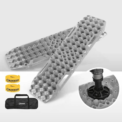 Bunker Indust Recovery Tracks 10T Jack Base Offroad 4WD Grey – view 1