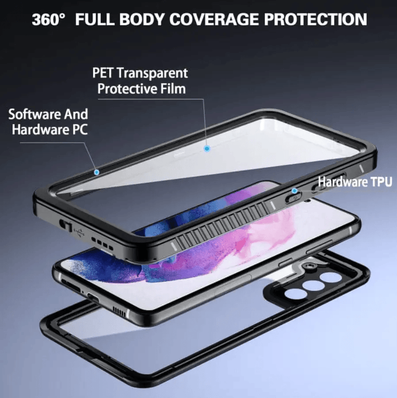 techplus Samsung Galaxy S21 FE Waterproof Shockproof Case | RedPepper Style Samsung Galaxy S21 FE RedPepper Waterproof Case