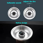 Habicare SS Refillable Butane Gas Lighter – Adjustable Flame Refillable Butane Gas Lighter – Adjustable Flame