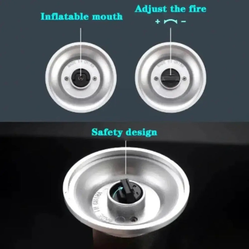 Habicare SS Refillable Butane Gas Lighter – Adjustable Flame Refillable Butane Gas Lighter – Adjustable Flame
