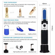Refractometer - Sugar (Dual Scale: Brix 0-32% & 1.000-1.120 Specific Gravity) – view 10