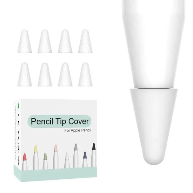 Replacement Apple Pencil Tip Cover 8 Pack (1st & 2nd Generation) (White) – view 1