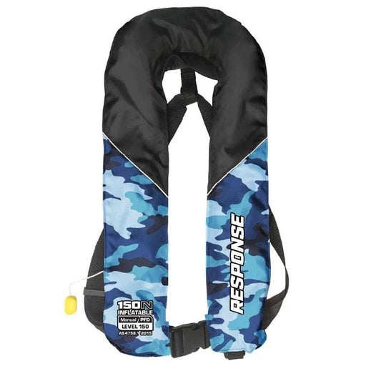 Response Manual Inflatable Camo Adult Life Jacket 150N