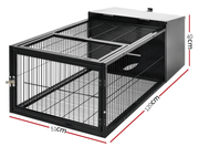 120cm Rabbit Cage Rabbit Hutch Pet Cage Playpen Enclosure Run – view 5