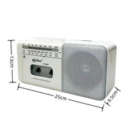 Habicare SS Retro Cassette Player with Bluetooth Radio Retro Cassette Player with Bluetooth Radio