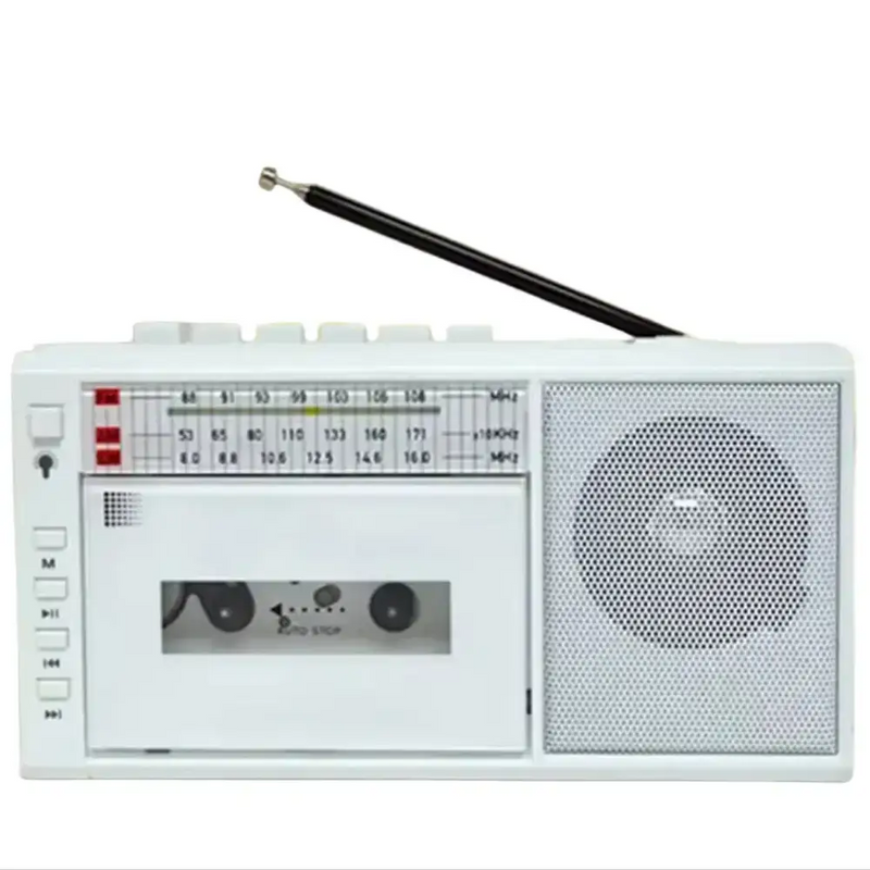 Habicare SS Retro Cassette Player with SD Card & Radio Retro Cassette Player with SD Card & Radio