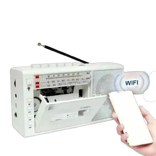 Habicare SS Retro Cassette Player with SD Card & Radio Retro Cassette Player with SD Card & Radio