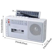 Habicare SS Retro Cassette Player with SD Card & Radio Retro Cassette Player with SD Card & Radio