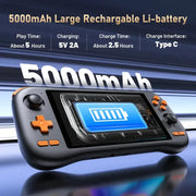 Retro Handheld Console – 5.5" Touchscreen, Android 14, Rechargeable Battery – view 7